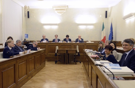 The special committee of the Italian Senate for to consider expelling of Silvio Berlusconi.