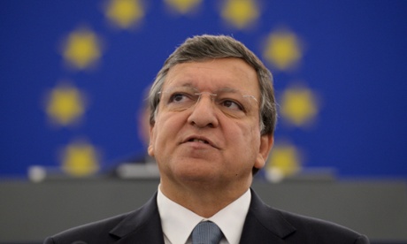 European Commission President Jose Manuel Barroso delivers his annual 'State of the Union' speech during a plenary session at the European Parliament in Strasbourg, France, 11 September 2013.