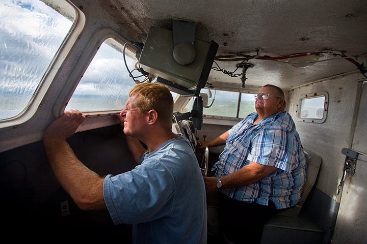 Smith Island : Captain Terry Laird and his son Terry Junior