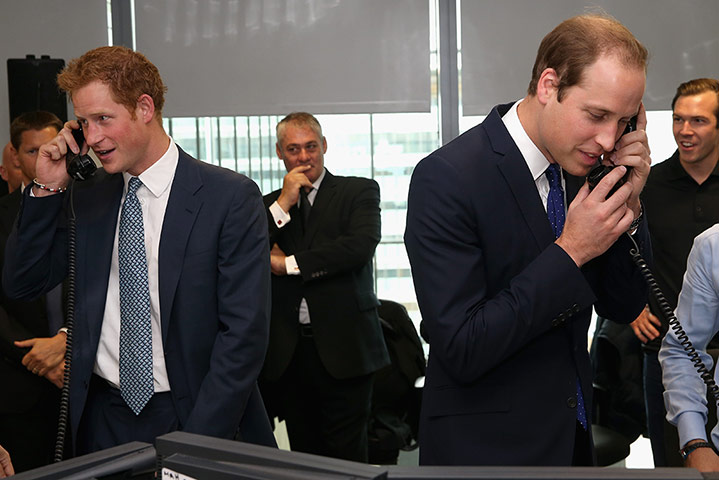 Lighter Look: The Duke Of Cambridge And Prince Harry 
