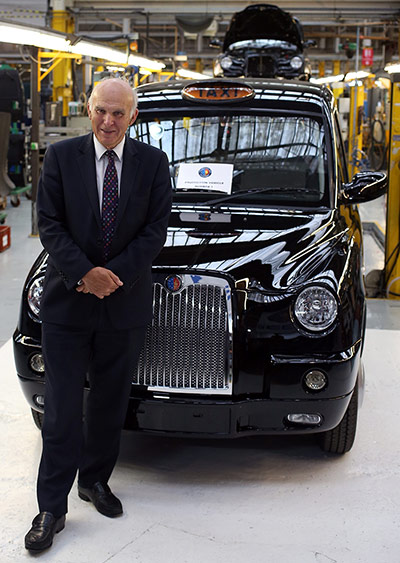 London cab company: London Black Cab Production Resumes In Coventry