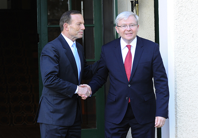 Lodge: Shaking hands