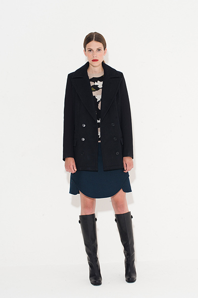 All Ages camouflage: camouflage jumper black jacket and skirt knee length boots