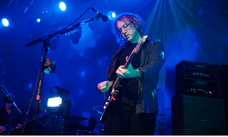 Kevin Shields on stage with My Bloody Valentine in Glasgow in March this year.