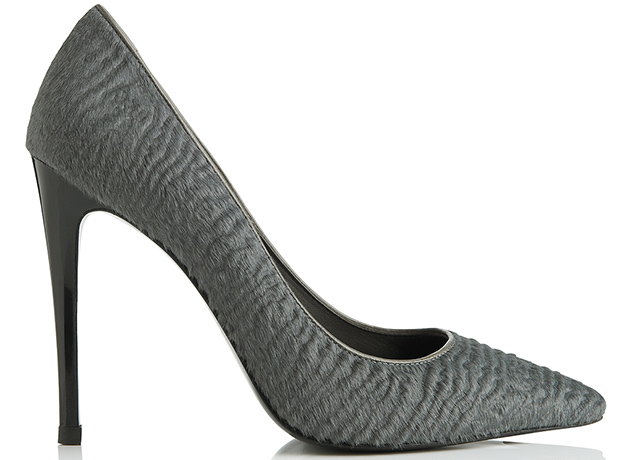 Wish list: Grey shoes:: Shearling heel