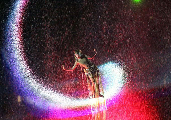 Brisbane festival: Brisbane festival light show performer