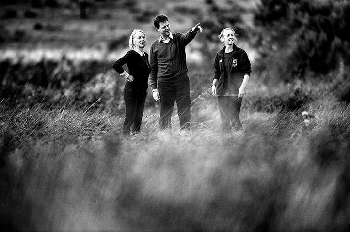 Lib Dem conference: Dr Maggie Keegan, Nick Clegg and Cathkin Marsh