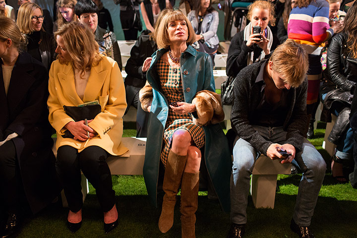 LFW David Levene: Anna Wintour