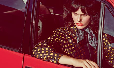 Hitchcock fashion shoot