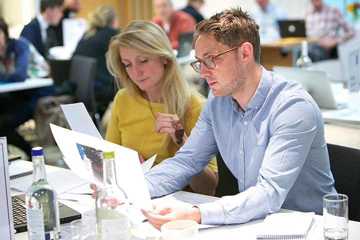 Judging lunch: Judging Reporter of the Year award