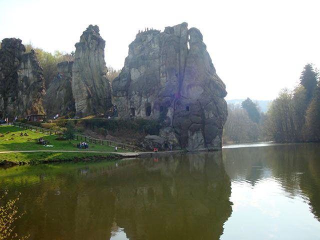 Alternative Germany: rock formation lippe