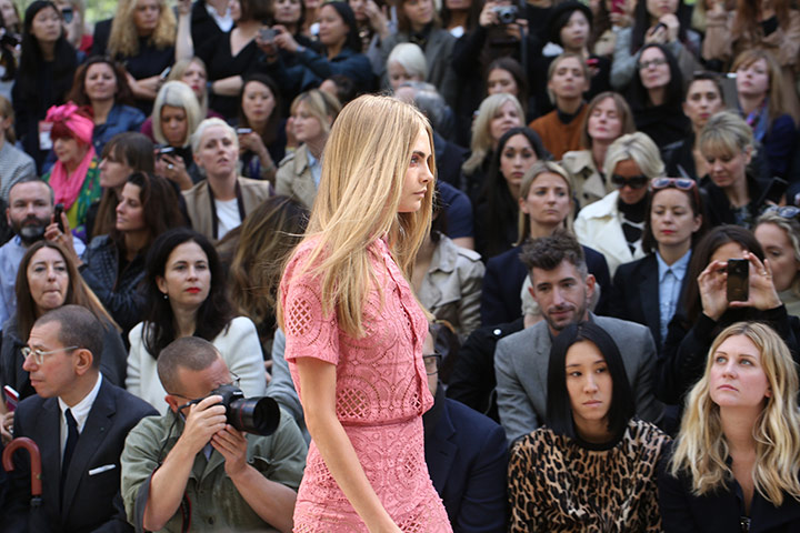 David Levene at LFW: Cara Delevingne