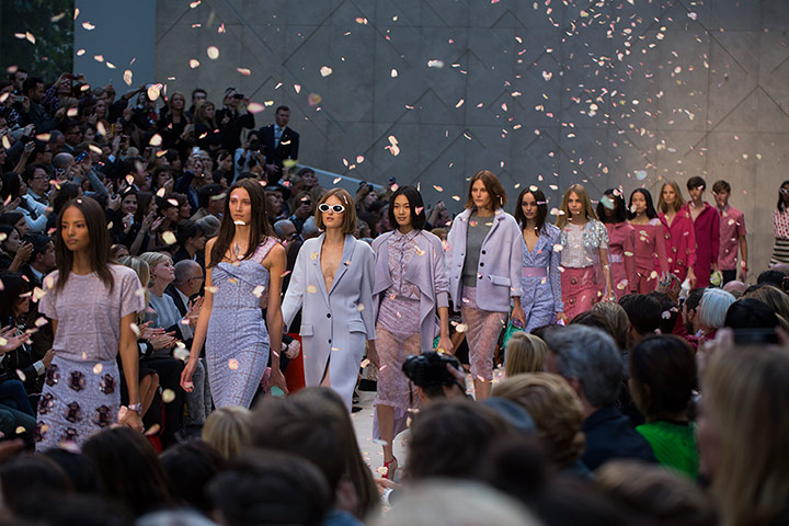 David Levene at LFW: Burberry show