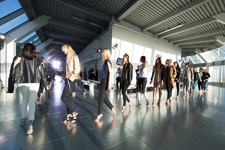 David Levene at LFW: Dress rehearsal