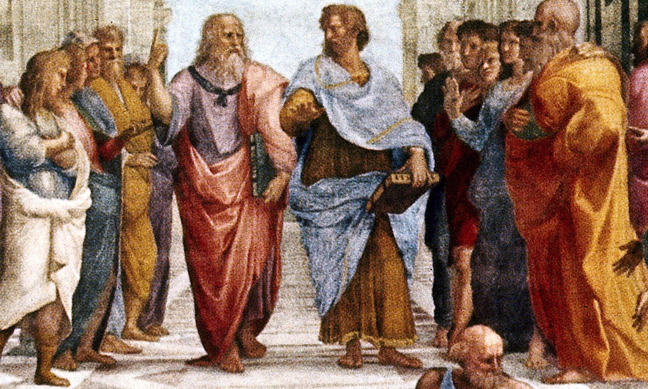 raphael painting socrates plato
