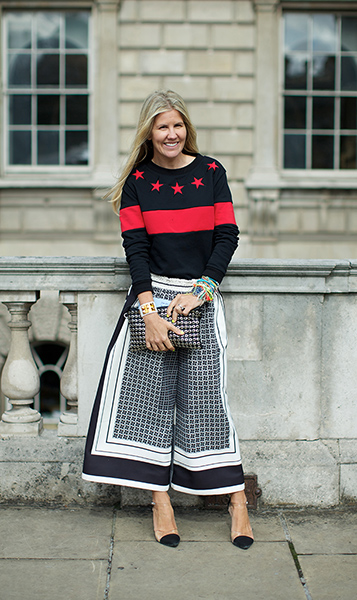 LFW street fashion: Pippa Holt at Somerset House for London Fashion Week