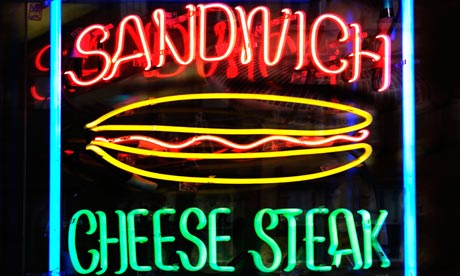 Cheesesteak sign