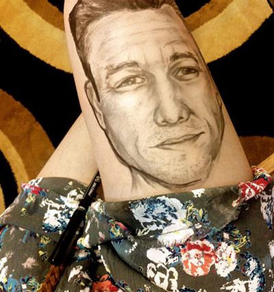 Thigh Doodles: Joseph Gordon Levitt thigh doodle 