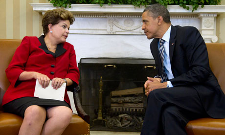 La presidente brasileña visita la Casa Blanca dos años después de cancelar una visita oficial en protesta por haber sido espiada por la NSA.