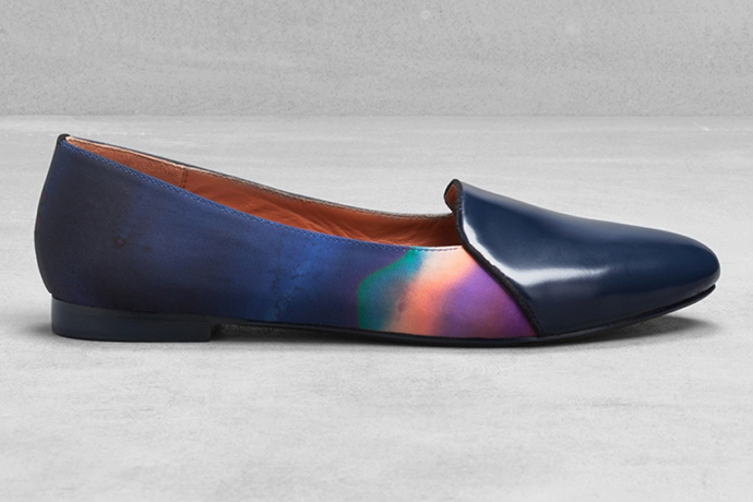 Fancy flats: Fancy flats multi colour print loafer by & Other Stories