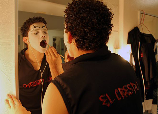 Urban: make up before the show