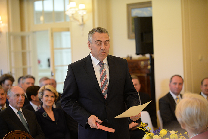 Government swearing in: Joe Hockey sworn in