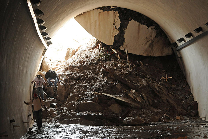 mexico floods: Storm damage caused by flooding in Acapulco