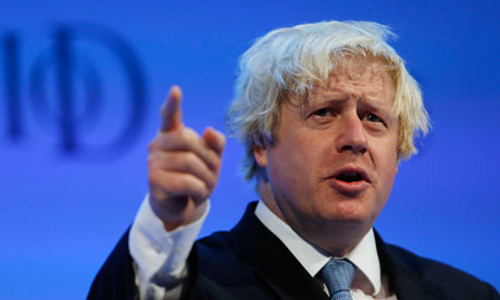 Boris Johnson speaks at the Institute of Directors convention