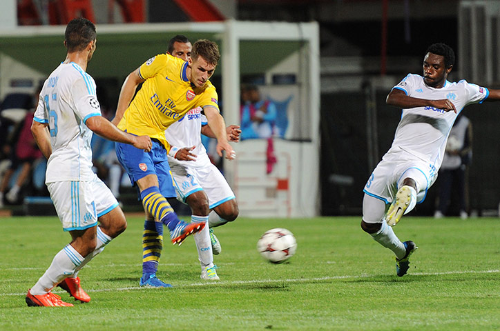 Arsenal score: Olympique Marseille v Arsenal