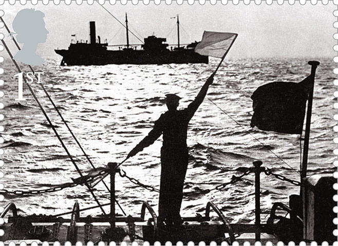 stamps: semaphore message 