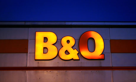 B&Q logo /store in Suffolk