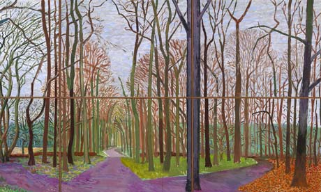 David Hockney's autumn-inspired Woldgate Woods