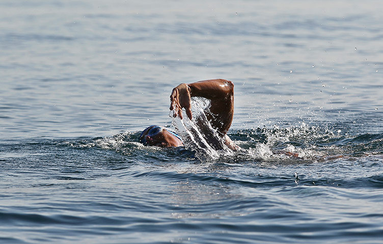 Swimmer Diane Nyad: American Swimmer Diana Nyad Tries to Cross the Florida Strait