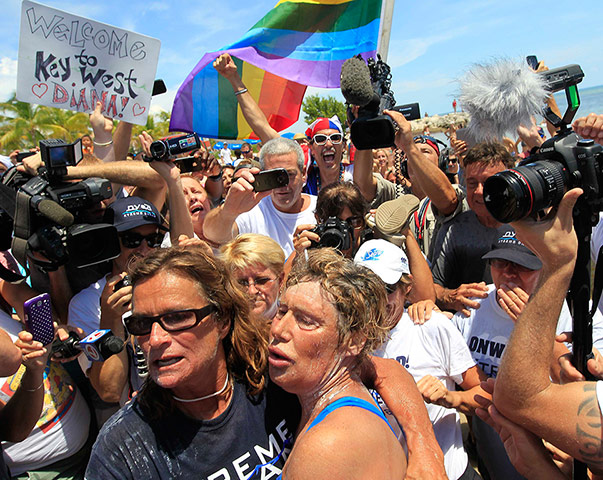 Diana Nyad update: Nyad is welcomed ashore