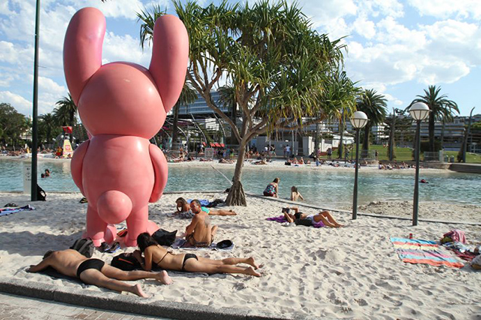 South Bank: bunny beach