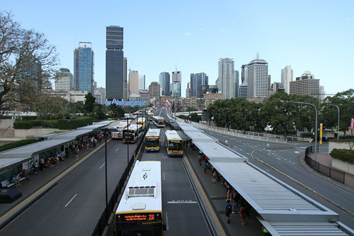 South Bank: The View back towards the CBD