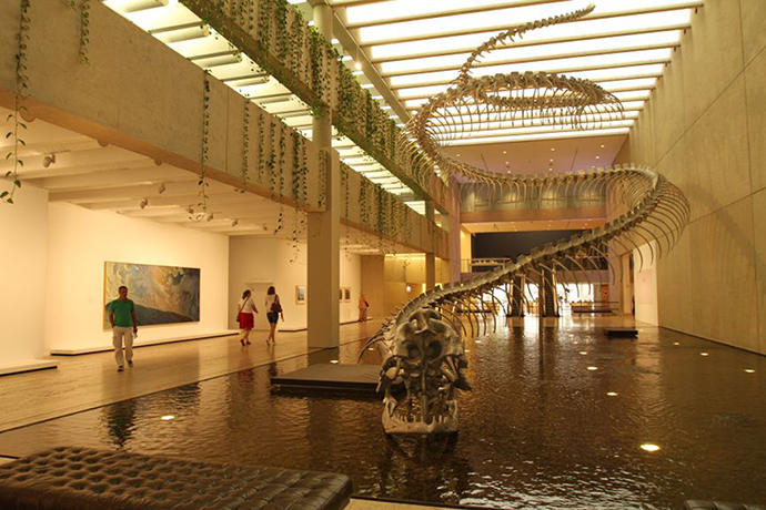 South Bank: The watermall inside the Queensland Art Gallery