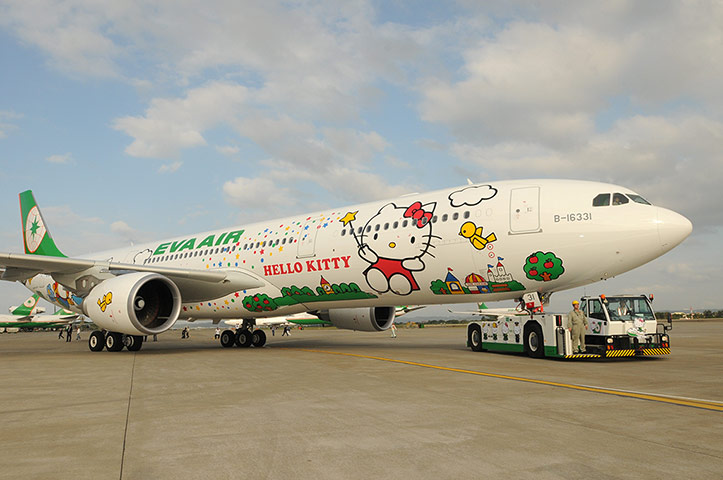 Hello Kitty plane: Hello Kitty Themed Aircraft