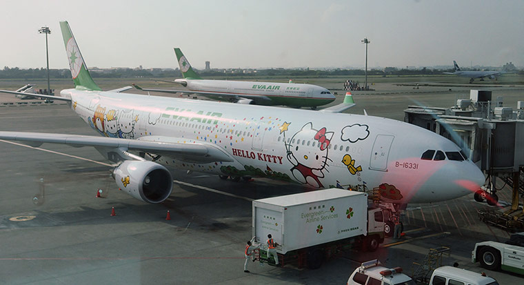 Hello Kitty plane: The Hello kitty aircraft