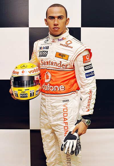 waxworks: Lewis Hamilton 
