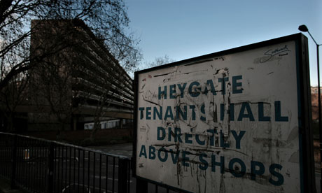 The Heygate estate in Elephant and Castle