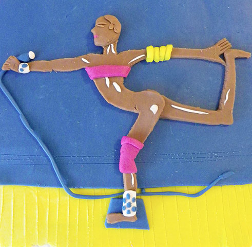 Play-doh photographs: Grace Jones