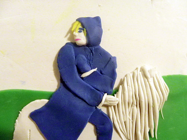 Play-doh photographs: In Flagrante