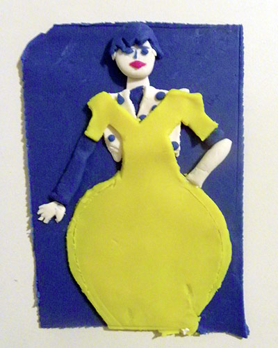 Play-doh photographs: Monette