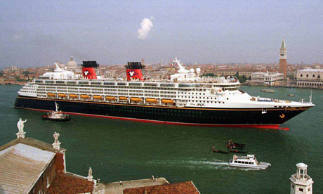 Cruise ship in Venice