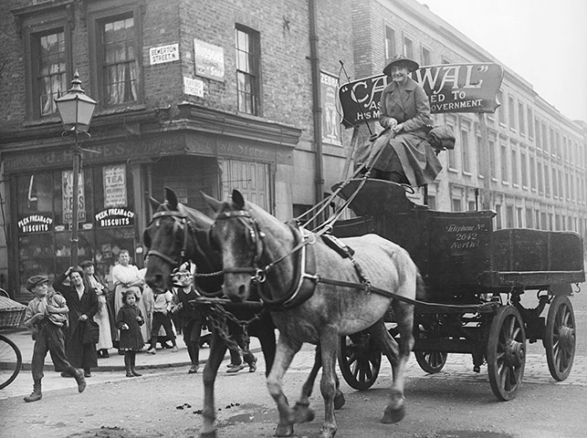 Woman delivery driver