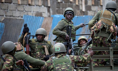 Soldiers in Nairobi