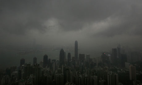 Typhoon Usagi in Hong Kong