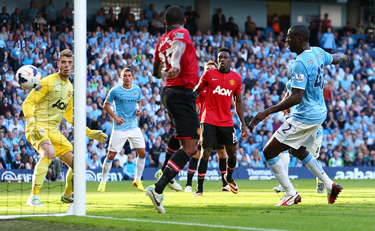 footy.: Manchester City v Manchester United - Barclays Premier League