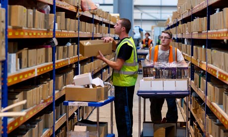 warehouse logistics boxes